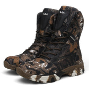 Men's Camouflage Printed Hiking Boots - Blue Force Sports