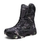 Men's Camouflage Printed Hiking Boots - Blue Force Sports
