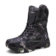 Men's Camouflage Printed Hiking Boots - Blue Force Sports