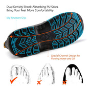 Waterproof Leather with Steel Toe Boots - Blue Force Sports