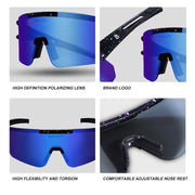 Oversized Camping Sunglasses - Blue Force Sports