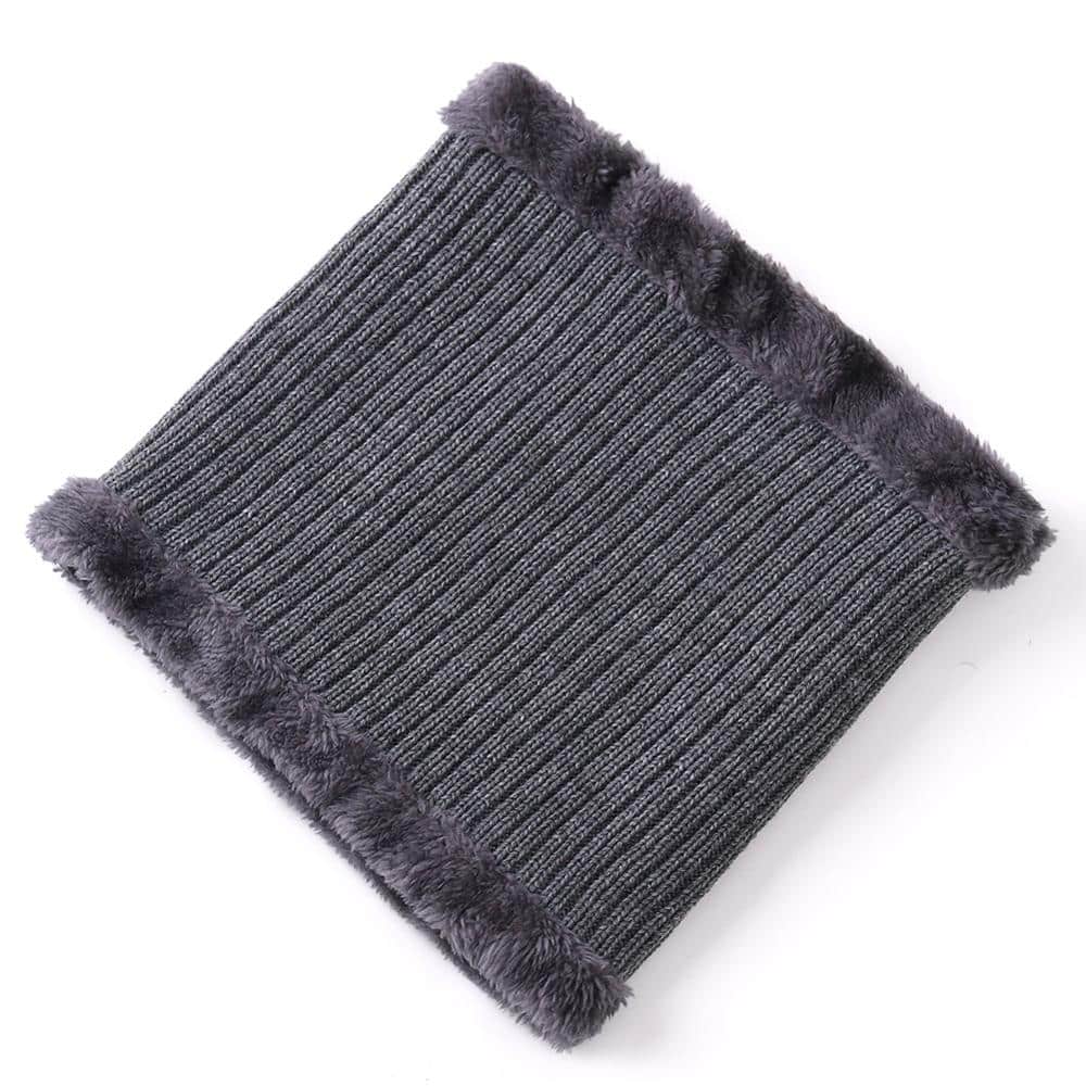 Knitted Warm Hat with Visor - Blue Force Sports