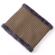 Knitted Warm Hat with Visor - Blue Force Sports