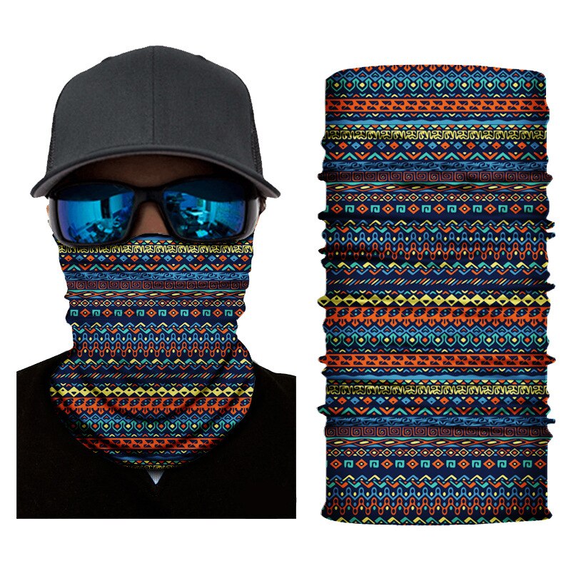 Seamless Unisex Bicycle Bandana - Blue Force Sports