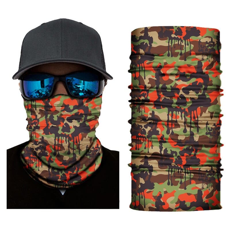Seamless Unisex Bicycle Bandana - Blue Force Sports