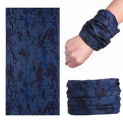 Seamless Unisex Bicycle Bandana - Blue Force Sports