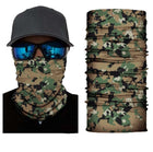 Seamless Unisex Bicycle Bandana - Blue Force Sports