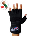High Quality Professional Wear-Resistant Leather Weightlifting Gloves - Blue Force Sports