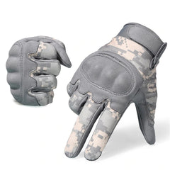 Camouflage Motorcycle Gloves for Men - Blue Force Sports