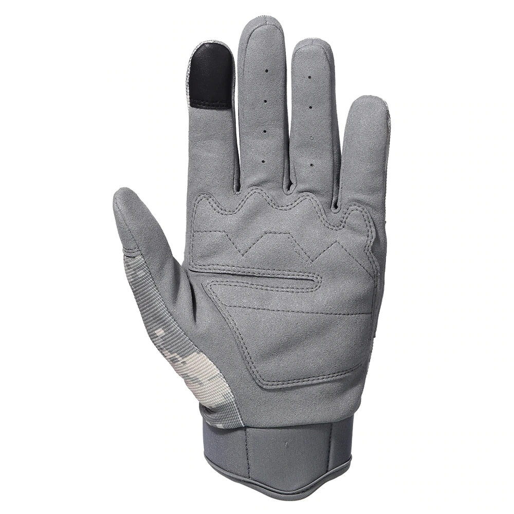 Camouflage Motorcycle Gloves for Men - Blue Force Sports