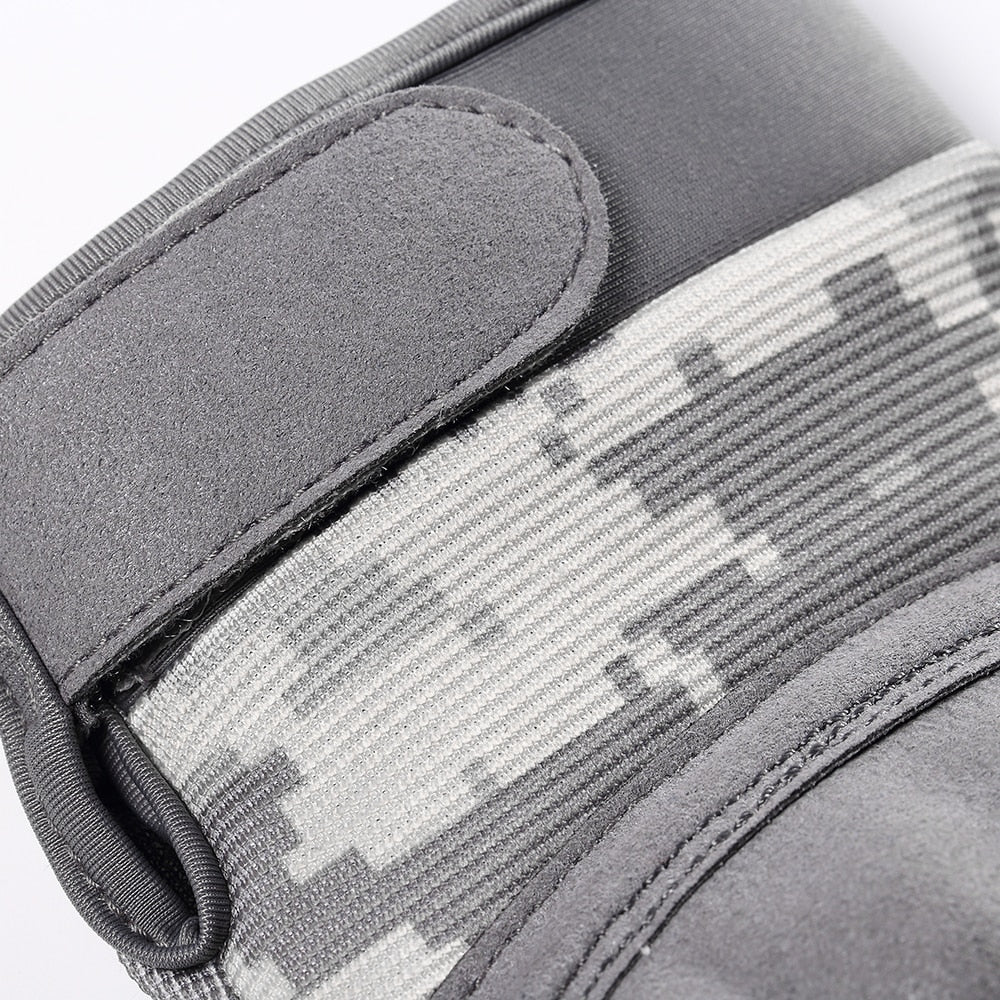 Camouflage Motorcycle Gloves for Men - Blue Force Sports