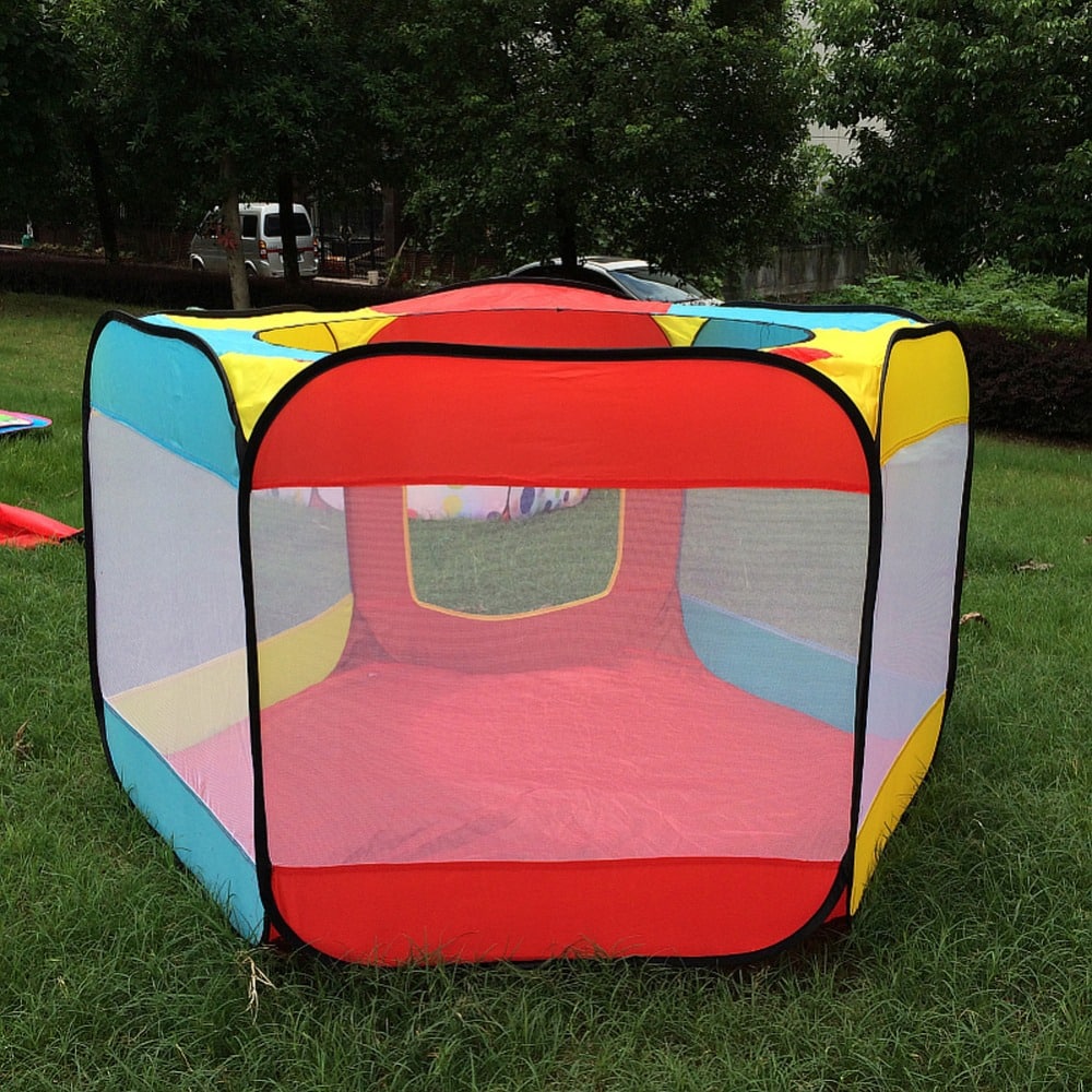 Indoor & Outdoor Portable Foldable Lightweight Playpen - Blue Force Sports
