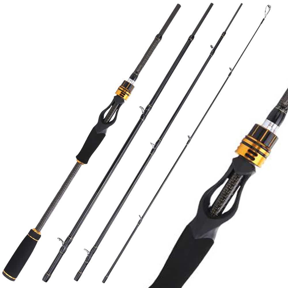 4-Section Carbon Casting Fishing Rod