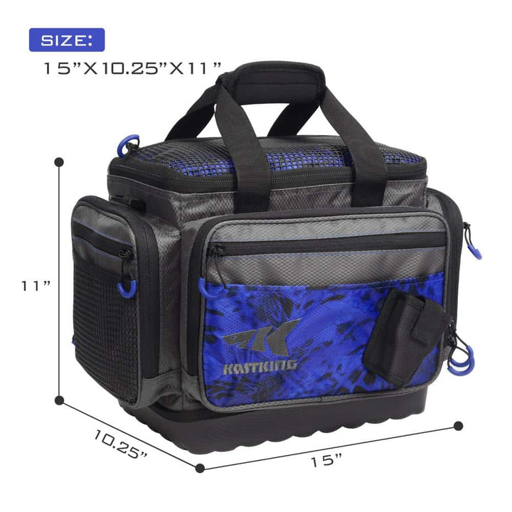 Large Capacity Fishing Square Shaped Bag for Hooks and Lures - Blue Force Sports