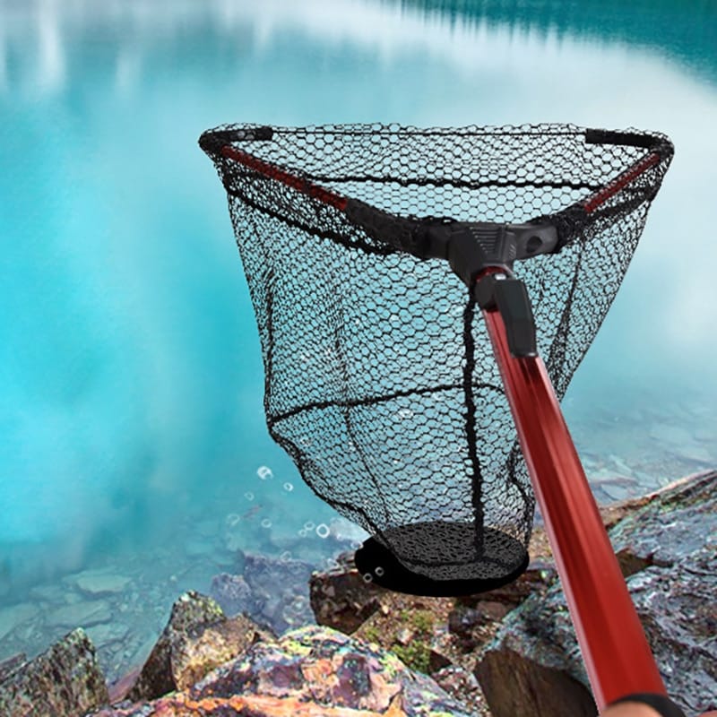 Folding Aluminum Fishing Net - Blue Force Sports