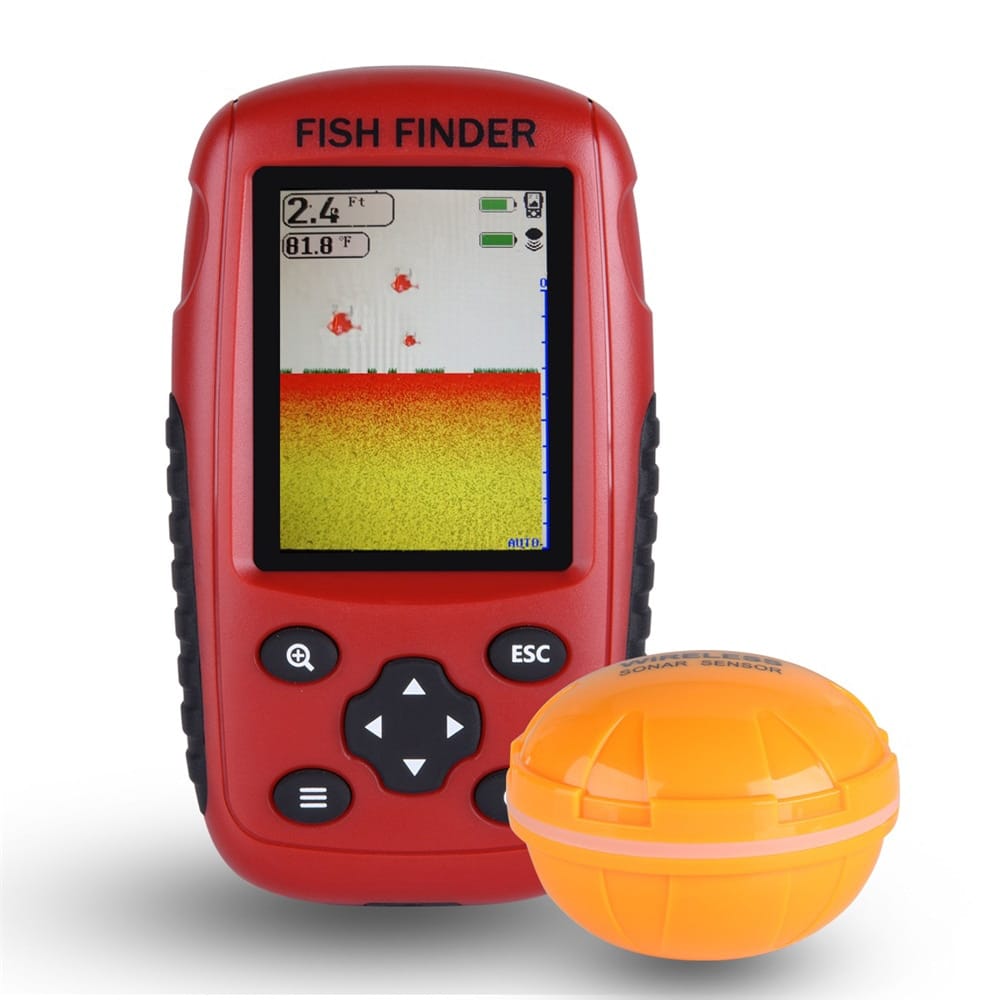 Wireless Fishfinder with Sonar Sensor