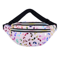 Glittering Fire Style Unisex Waist Bag - Blue Force Sports
