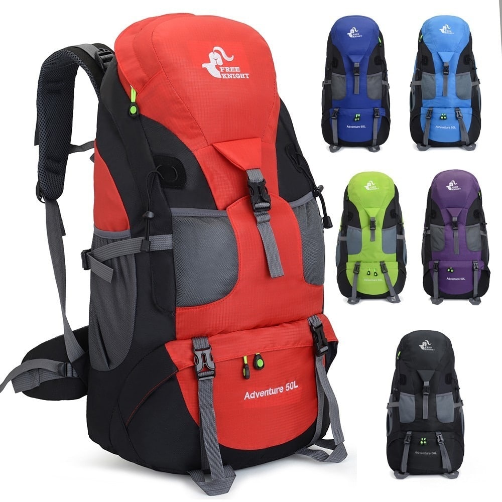50L Waterproof Camping Backpack - Blue Force Sports
