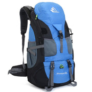 50L Waterproof Camping Backpack - Blue Force Sports