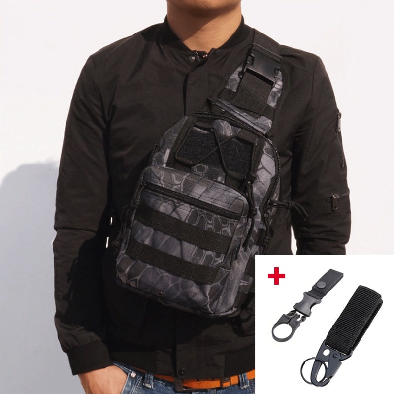 Camouflage Printed Shoulder Bag - Blue Force Sports