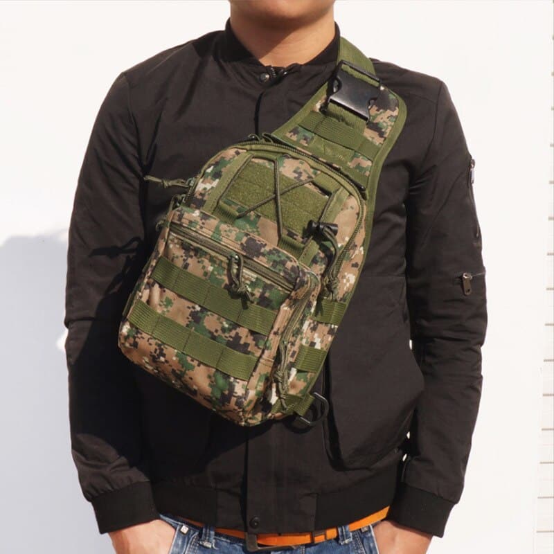 Camouflage Printed Shoulder Bag - Blue Force Sports