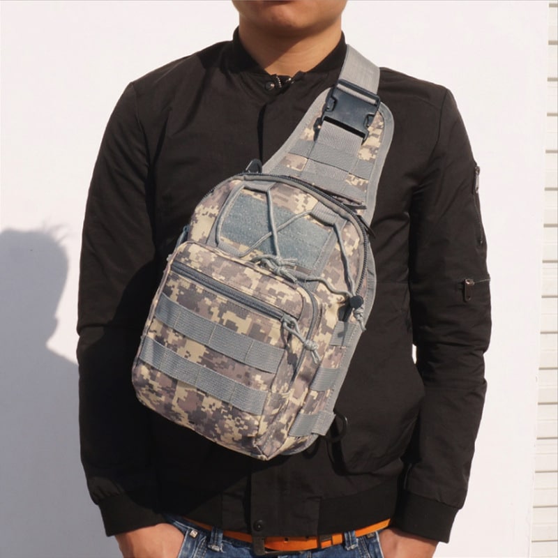 Camouflage Printed Shoulder Bag - Blue Force Sports
