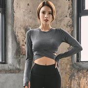 Women's Mesh Back Sports Long Sleeve - Blue Force Sports