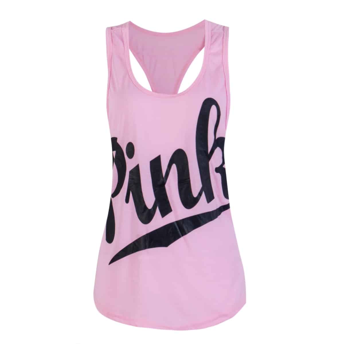 Women's Loose Fitness Sleeveless Top - Blue Force Sports