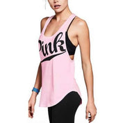 Women's Loose Fitness Sleeveless Top - Blue Force Sports