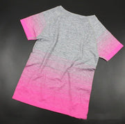 Women's Gradient Style Sports T-Shirt - Blue Force Sports
