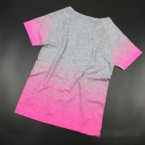 Women's Gradient Style Sports T-Shirt - Blue Force Sports