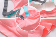Women's Breathable Cotton Sports Bra - Blue Force Sports