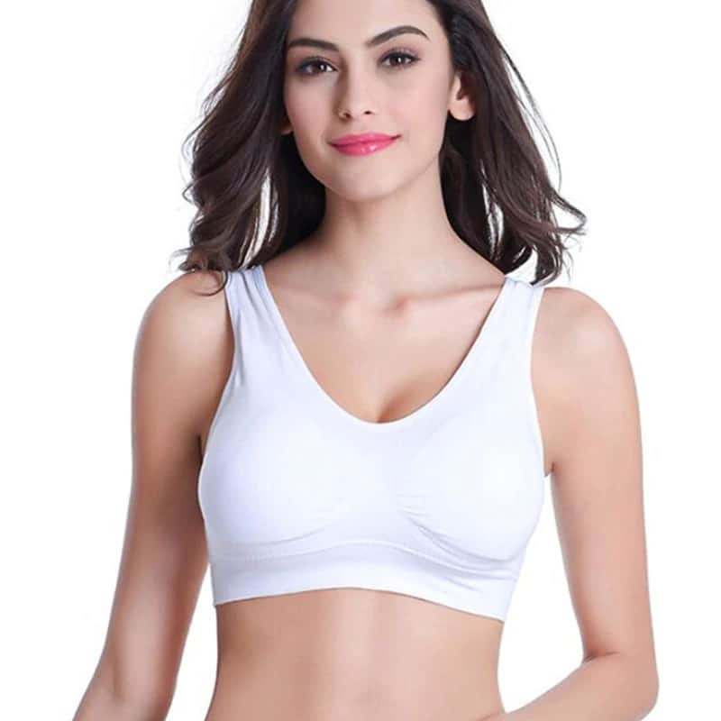 Women's Breathable Cotton Sports Bra - Blue Force Sports