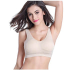 Women's Breathable Cotton Sports Bra - Blue Force Sports