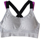 Women's Breathable Cotton Sports Bra - Blue Force Sports