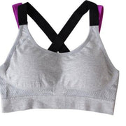 Women's Breathable Cotton Sports Bra - Blue Force Sports