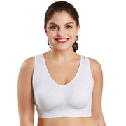 Breathable Plus Size Sports Bra - Blue Force Sports