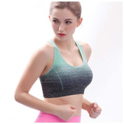 Women's Elastic Fitness Bra - Blue Force Sports