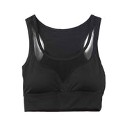 Mesh Patchwork Sports Bra - Blue Force Sports