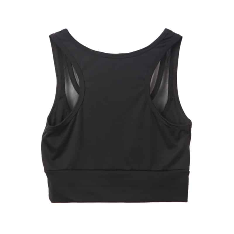 Mesh Patchwork Sports Bra - Blue Force Sports
