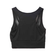 Mesh Patchwork Sports Bra - Blue Force Sports