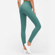 Women's Solid Color Yoga Leggings - Blue Force Sports