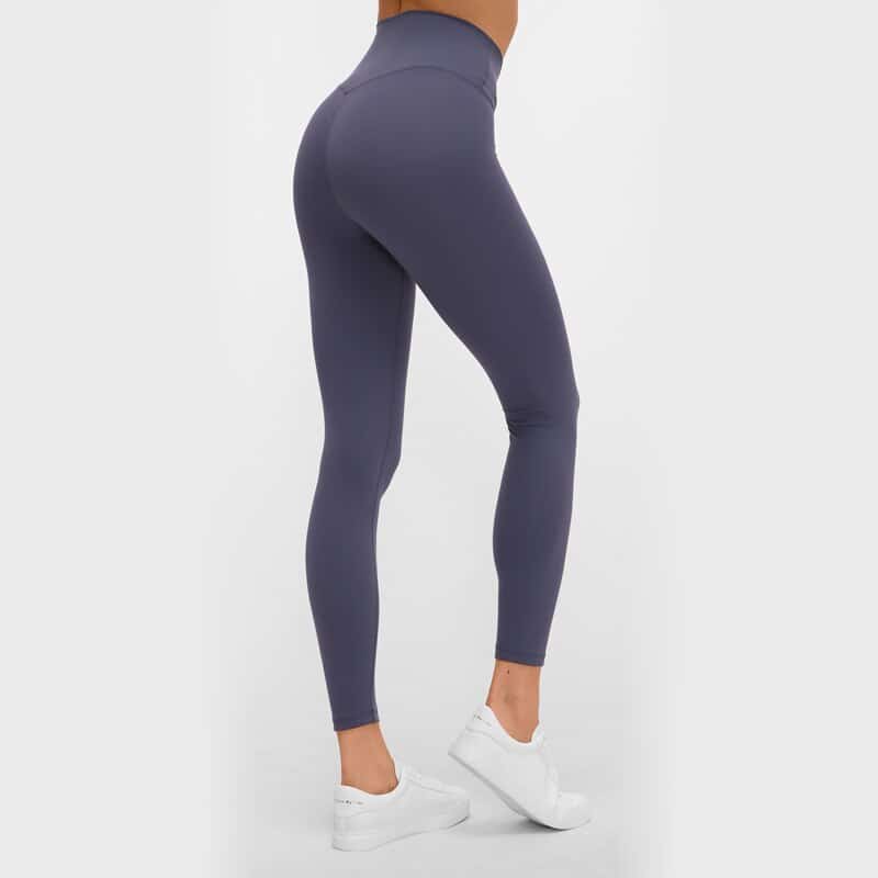 Women's Solid Color Yoga Leggings - Blue Force Sports