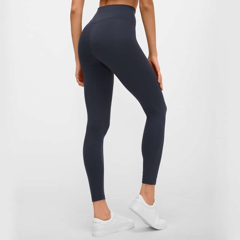 Women's Solid Color Yoga Leggings - Blue Force Sports