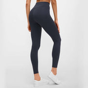 Women's Solid Color Yoga Leggings - Blue Force Sports
