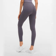 Women's Solid Color Yoga Leggings - Blue Force Sports