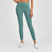 Women's Solid Color Yoga Leggings - Blue Force Sports