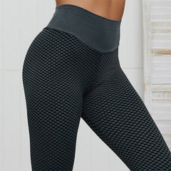 Elastic Waist Sports Leggings - Blue Force Sports