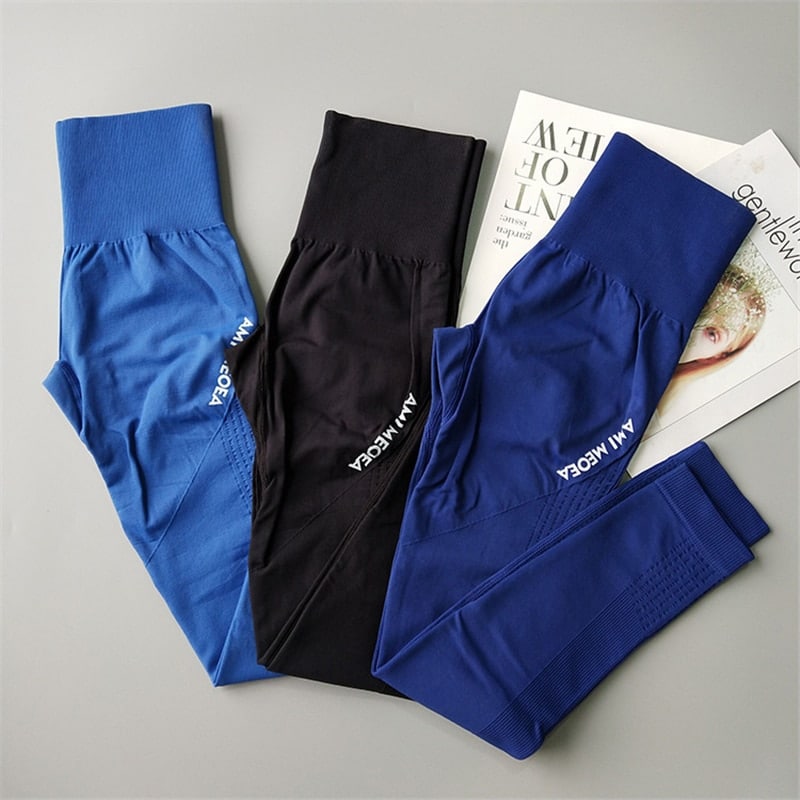 Women's Seamless Sports Pants - Blue Force Sports
