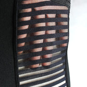 Striped Leggings with Push Up - Blue Force Sports